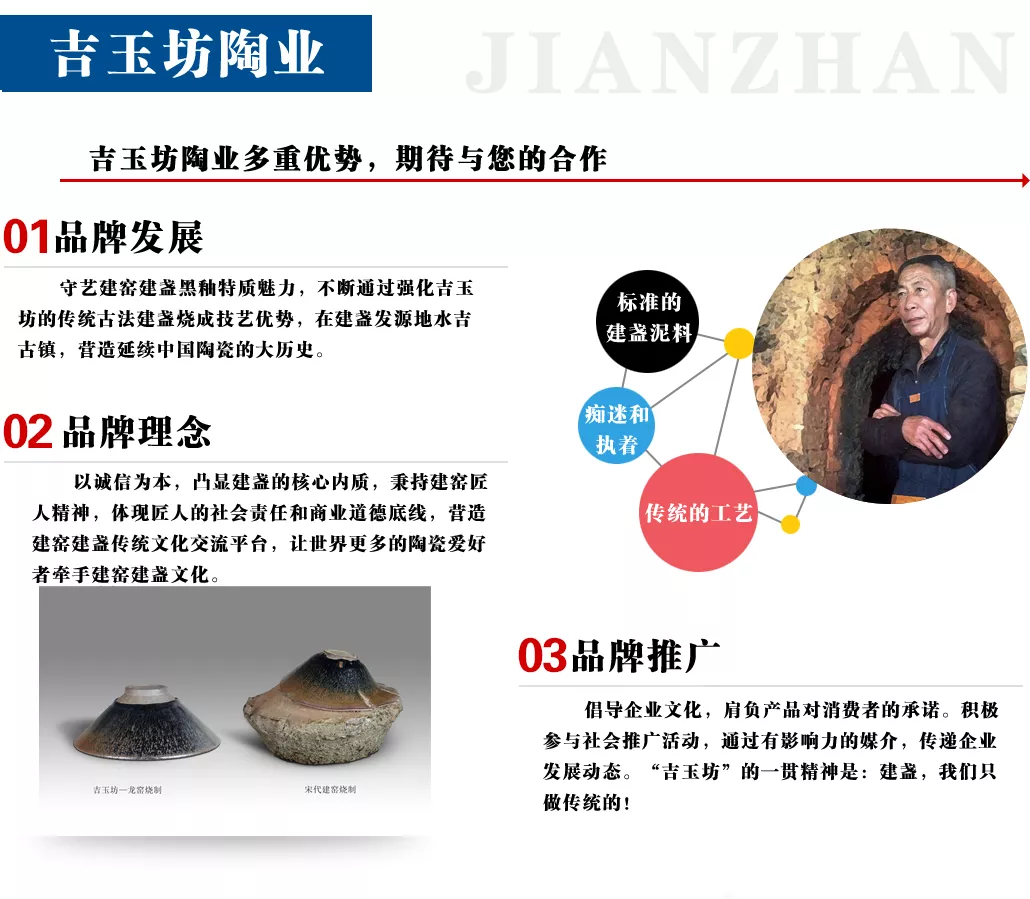 建阳吉玉坊陶业有限公司,吉玉坊,龙窑柴烧,建盏,建盏批发,吉玉坊建盏,熊忠贵建盏,熊忠贵,全手工制作龙窑烧成建盏的窑场